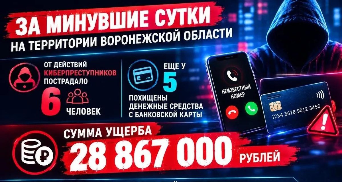 Мастер КИП из Россоши потерял 22,8 млн рублей из-за звонков о перерасчёте пенсии